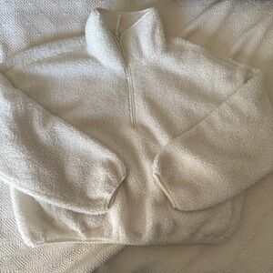 Old Navy White Fleece